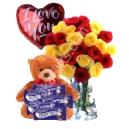 Bangladesh Valentines Day Gift - Flower with Gifts