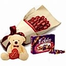 Valentines Day Gift in Bangladesh-Bear with Chocolate
