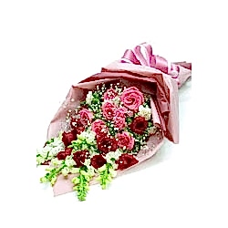 Send Red Roses & White Carnations to Dhaka in Bangladesh