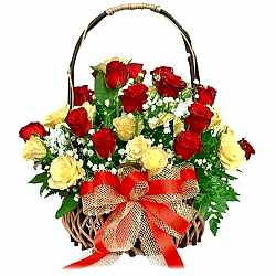 Send Basket of Roses to Dhaka in Bangladesh
