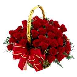 Send Basket of 15 Red Roses to Dhaka in Bangladesh