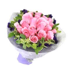 24 Pink Roses Bouquet bangladesh
