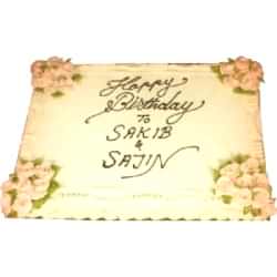 Send Chocolate square shape cake by Swiss Cake to Dhaka in Bangladesh