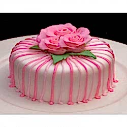 Send 2.2 Pounds Vanilla Round Cake Swiss Cake to Dhaka in Bangladesh