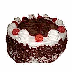 Send 2.2 Pounds Black Forest Round Cake by Swiss to Dhaka in Bangladesh