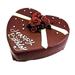 Send 4.4 Pounds Chocolate Heart Shape Cake by Swiss Cake to Dhaka in Bangladesh