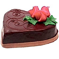 Send 2.2 Pounds Chocolate Heart Shape Cake by Swiss Cake to Dhaka in Bangladesh