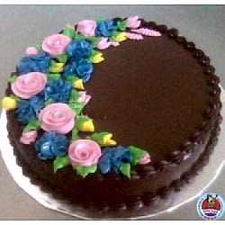Send 2.2 pounds chocolate round shape Cake by Yummy Yummy to Dhaka in Bangladesh