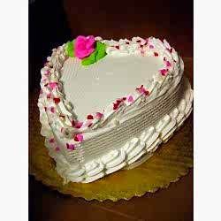 Send 4.4 pounds Vanilla Heart Cake by Yummy Yummy to Dhaka in Bangladesh