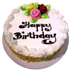 Send 3.3 Pounds Vanilla Round Shape Cake by Yummy Yummy to Dhaka in Bangladesh