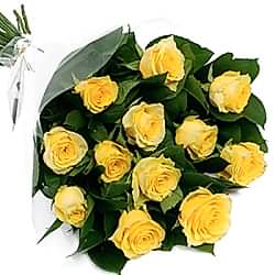 Send 24 Yellow Romantic Roses to Dhaka