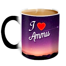send i love ammu decorated Mug to Bangladesh