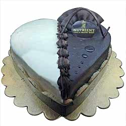 send mixed ganache cake by nutrient to bangladesh