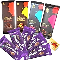 Send to 4 Bournville Hazelnut & Dairy Milk Chocolate to Dhaka
