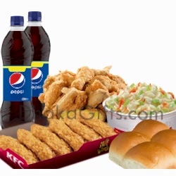 send kfc meal for 6 person to dhaka