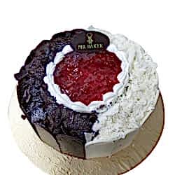 send mr.baker mix forest round cake to dhaka