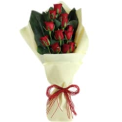 Send 9 Red Roses in Bouquet to Dhaka