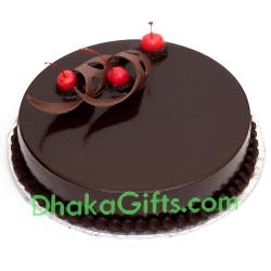 send hot 2 pounds mud cake to dhaka