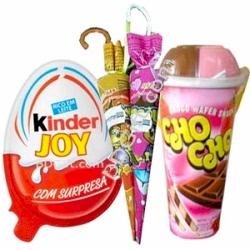 Send Kinder Joy, CHOCHO & Umbrella Chocolates to Dhaka
