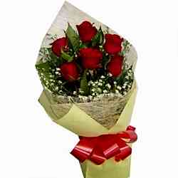 6 Red Rose Bouquet