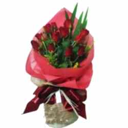 12 Red Roses Bouquet