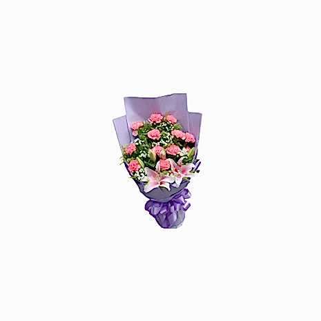 Send Pink Carnations & Pink lilies to Dhaka in Bangladesh