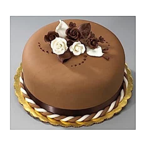 Send 3.3 pounds Round shape chocolate cake by Swiss Cake to Dhaka in Bangladesh