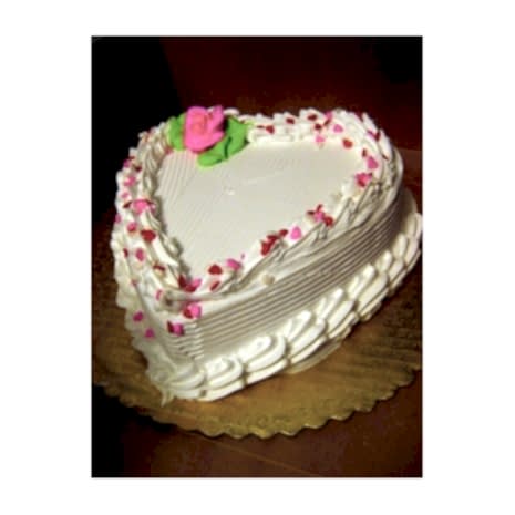 Send 4.4 pounds Vanilla Heart Cake by Yummy Yummy to Dhaka in Bangladesh