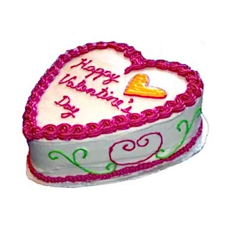 Send 5.5 Pounds Vanilla Heart Shape Cake by Yummy Yummy to Dhaka in Bangladesh