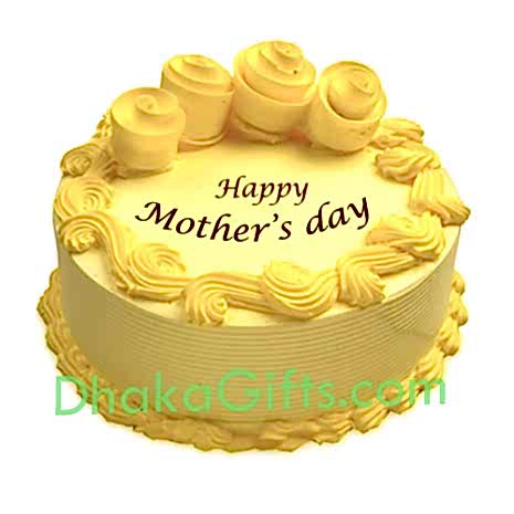 send hot 2 pounds vanilla cake to dhaka