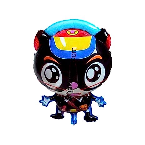 Send 1 piece cat shape mylar cat balloon to Dhaka in Bangladesh