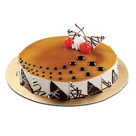half kg coffee round cake send to dhaka