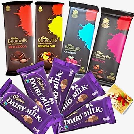 Send to 4 Bournville Hazelnut & Dairy Milk Chocolate to Dhaka