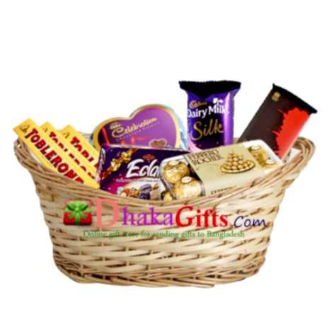 send chocolate baskect to dhaka