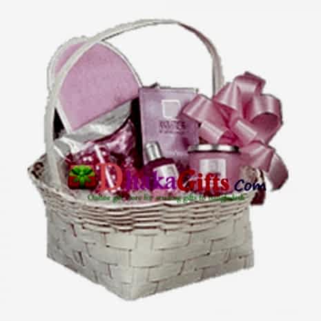 send cosmetic gift basket to dhaka